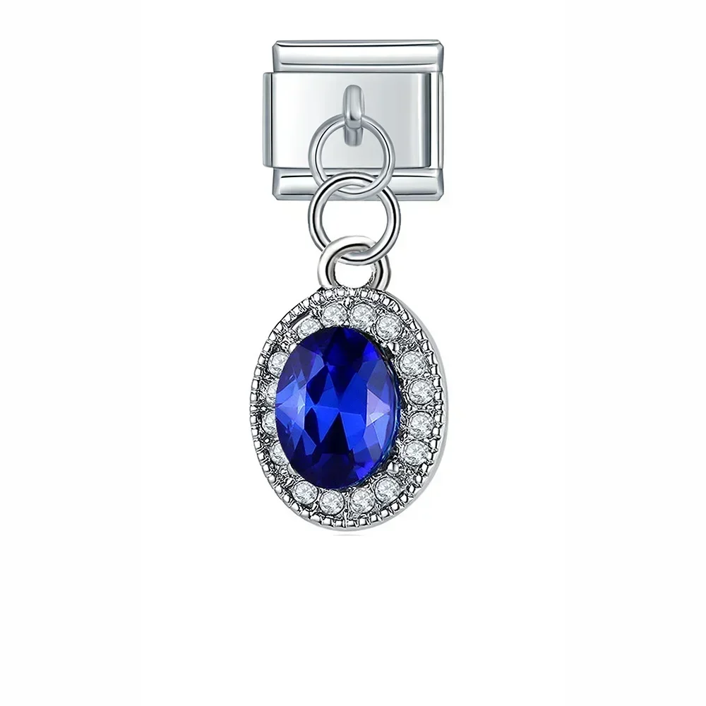 Crystal Animal and Symbol Dangle Italian Charms - Image 18