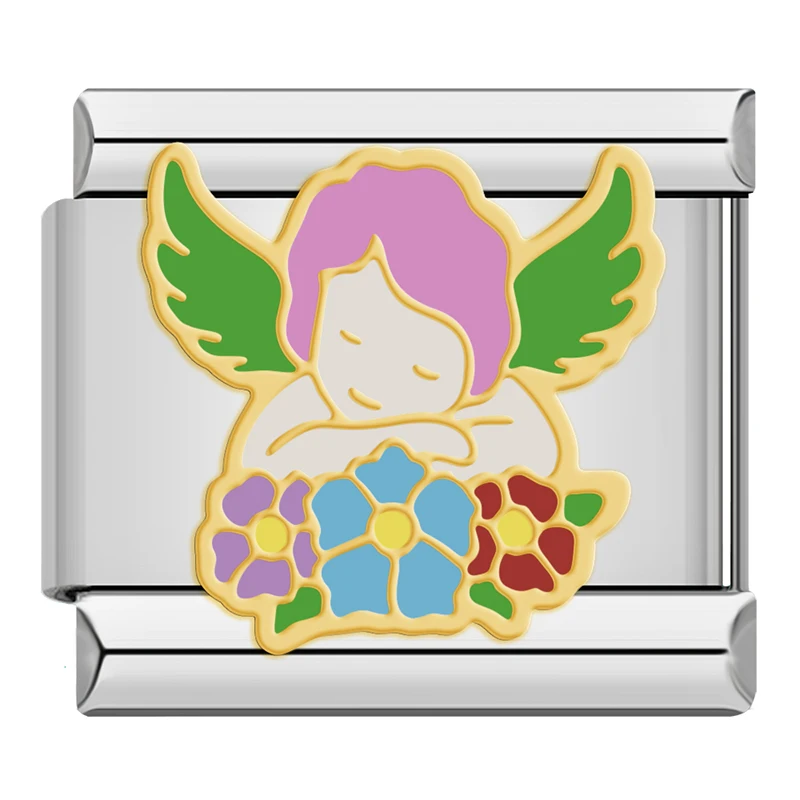 Bee Happy Fun Slogan Italian Charms - Image 4