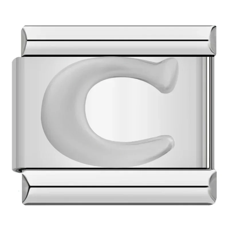 Silver Letter Italian Charms A to Z - Image 25