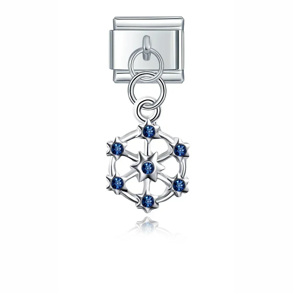 Crystal Animal and Symbol Dangle Italian Charms - Image 12