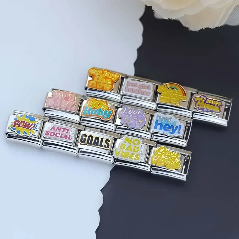 Retro Slogan Italian Charms - Image 3