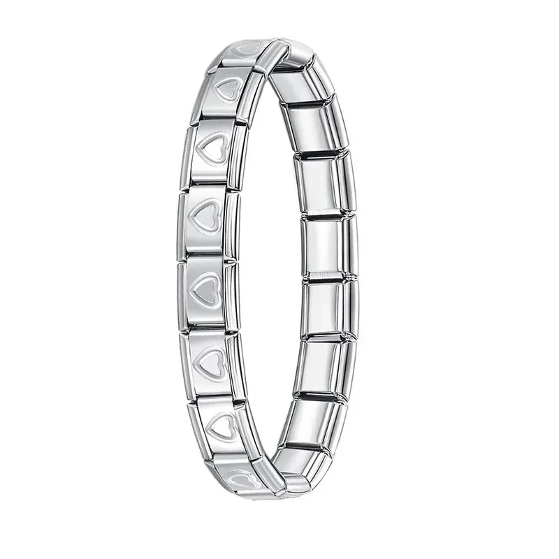 Italian Charm Bracelet Base, 9 mm Stainless Steel - Image 16