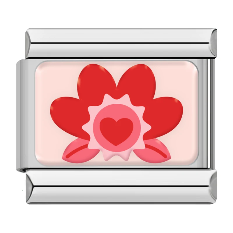 Pink Love and Sweet Heart Italian Charms - Image 12