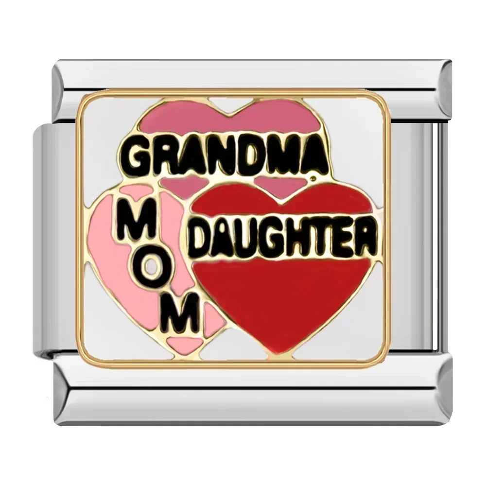 Family and Love Message Italian Charms - Image 31