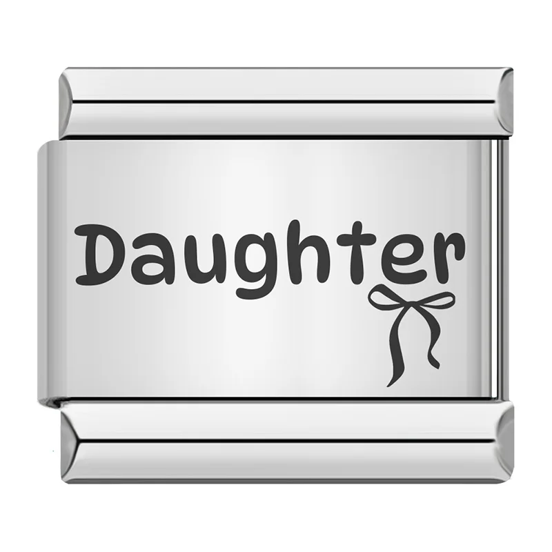 Family Engraved Italian Charms - Image 6
