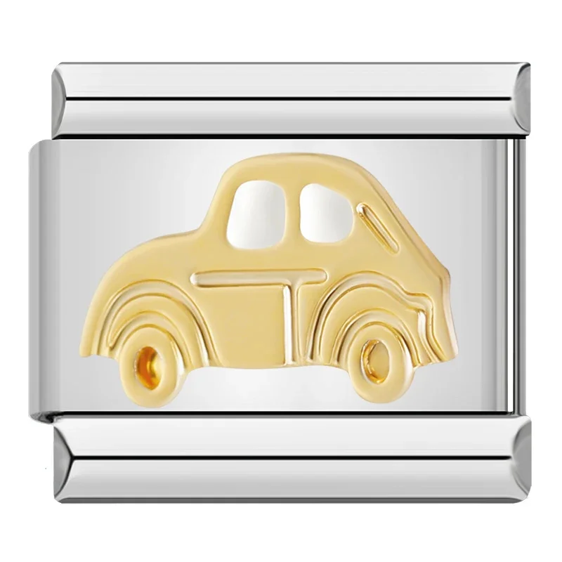 Car, Bike, Shark and Mermaid Italian Charms - Image 10