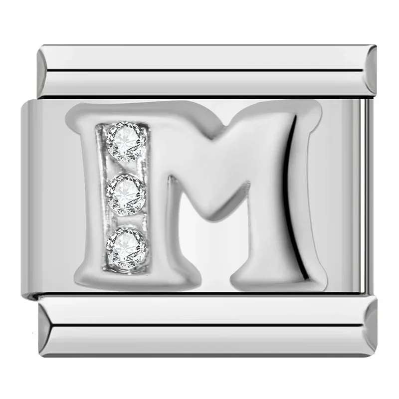 Sparkle Letter Italian Charms A to Z - Image 3