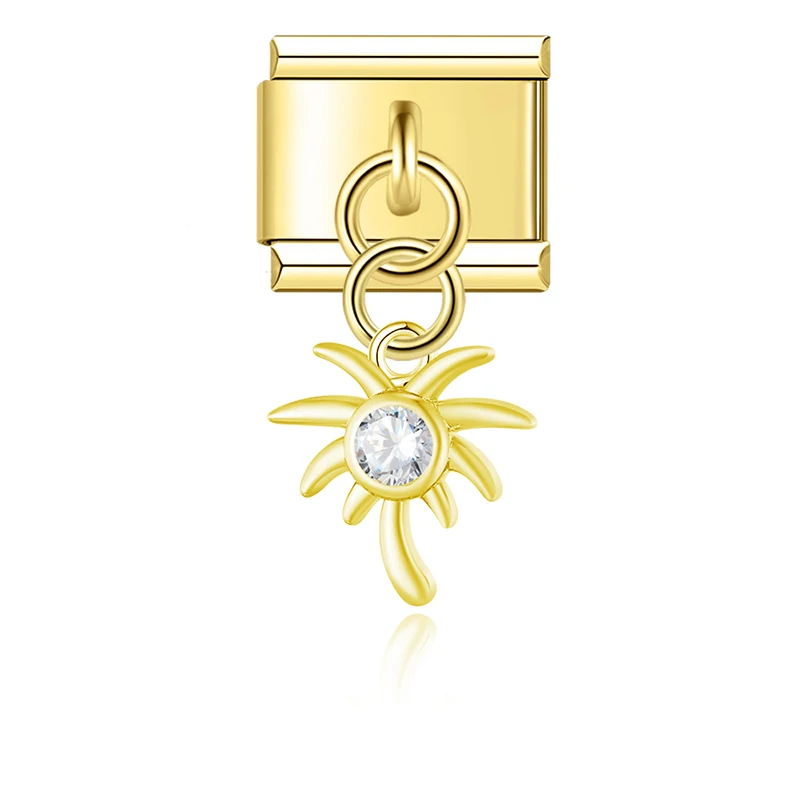Golden Lucky Symbol Dangle Italian Charms - Image 10