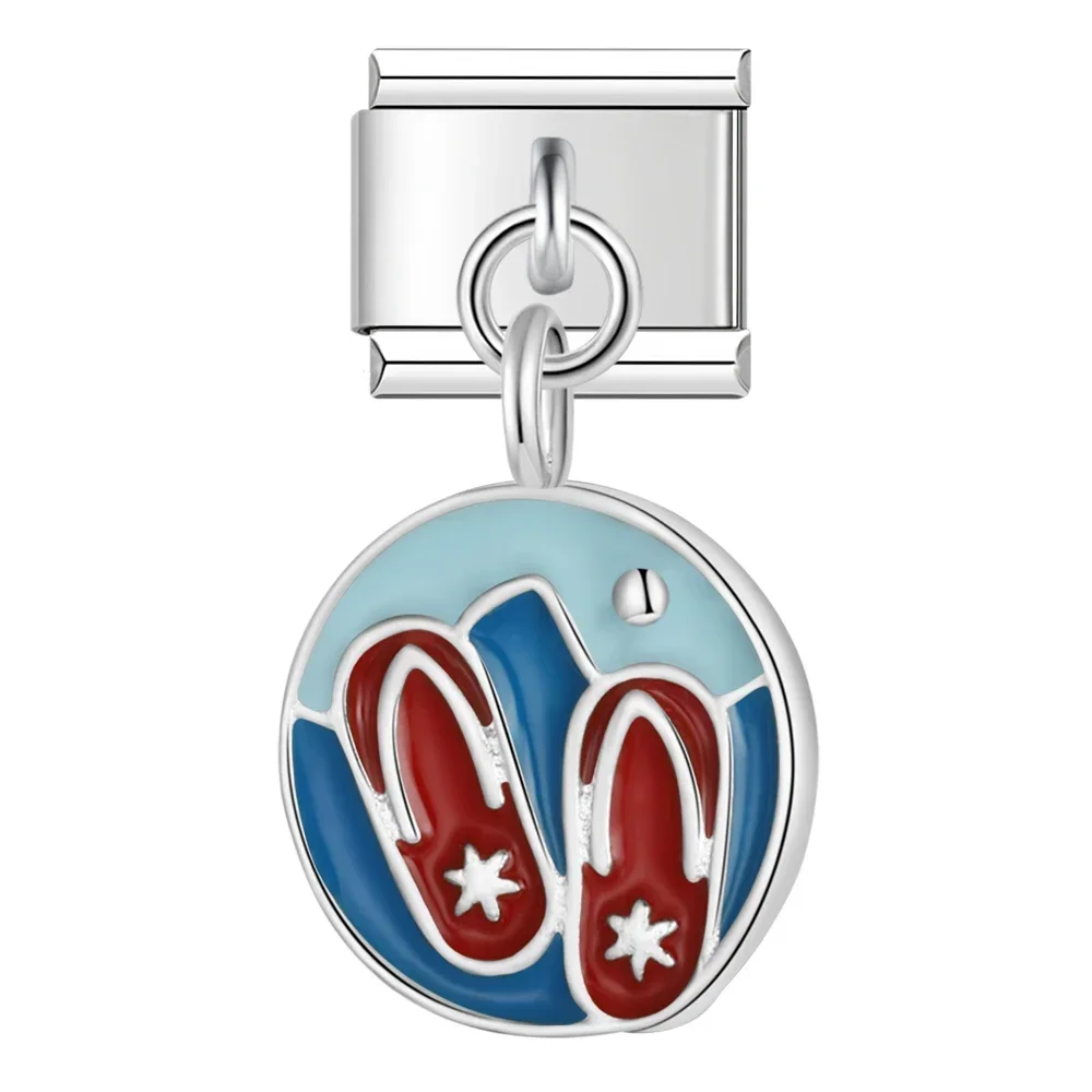 Beach Holiday Dangle Italian Charms - Image 5