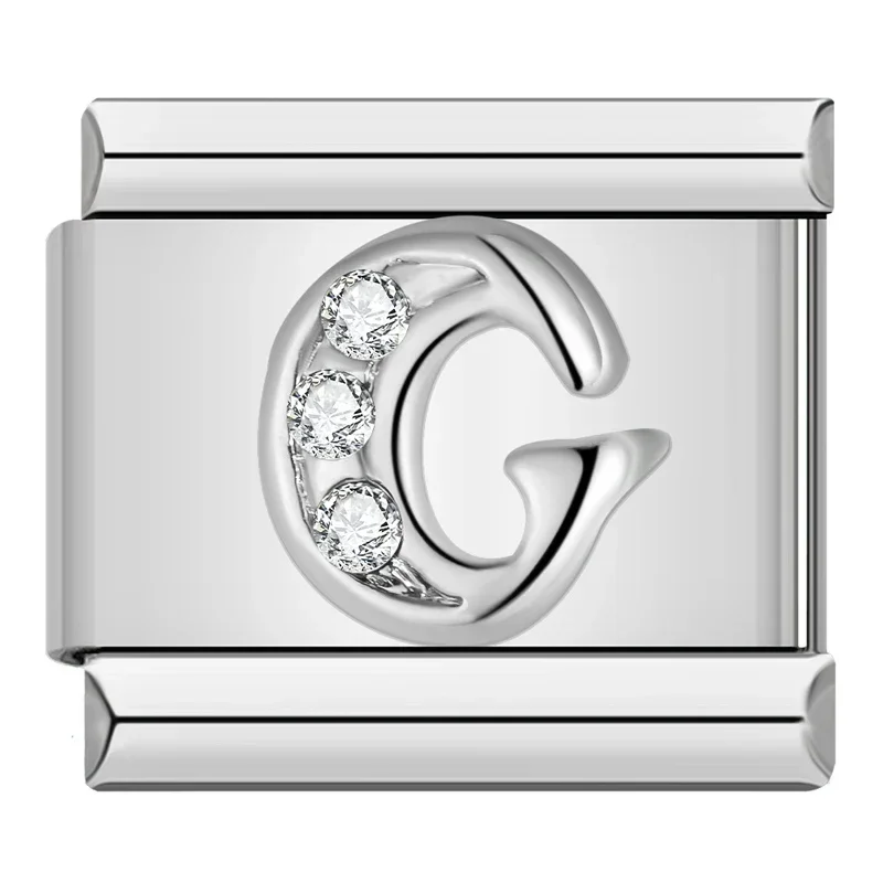 Sparkle Letter Italian Charms A to Z - Image 4