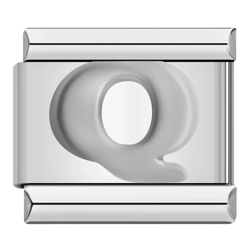 Silver Letter Italian Charms A to Z - Image 19