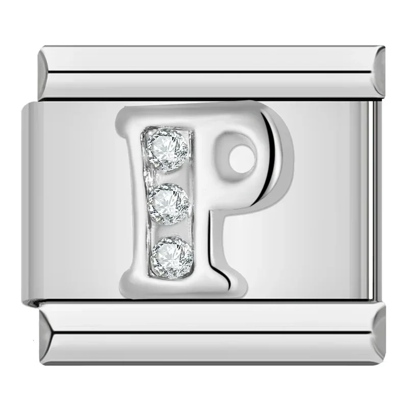 Sparkle Letter Italian Charms A to Z - Image 23