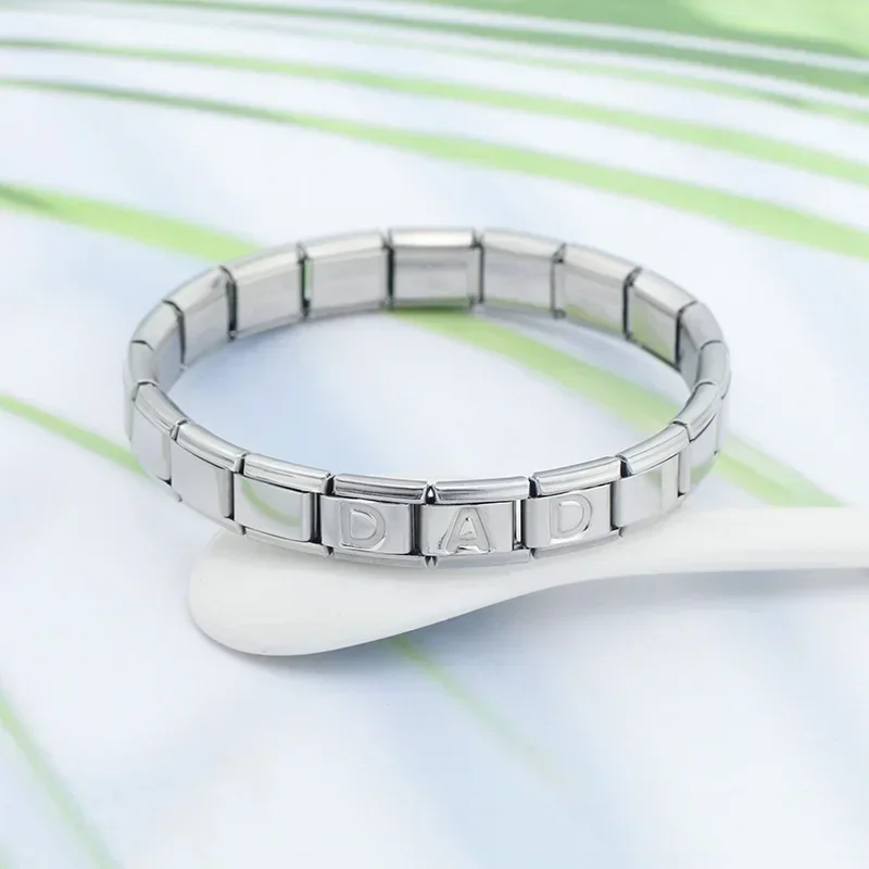 Silver Block Letter Italian Charms - Image 3
