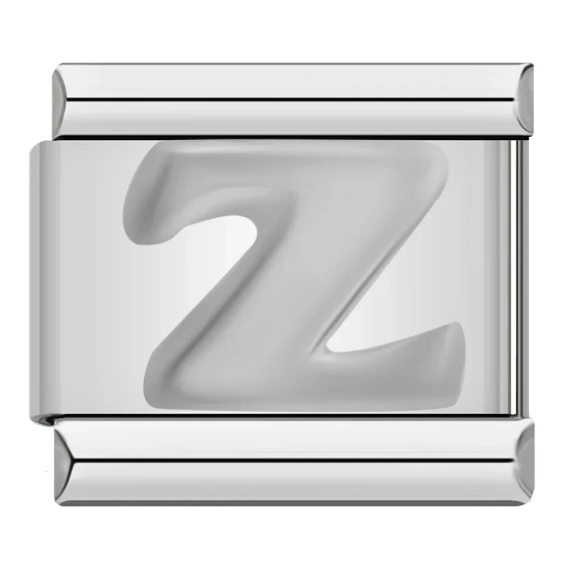 Silver Letter Italian Charms A to Z