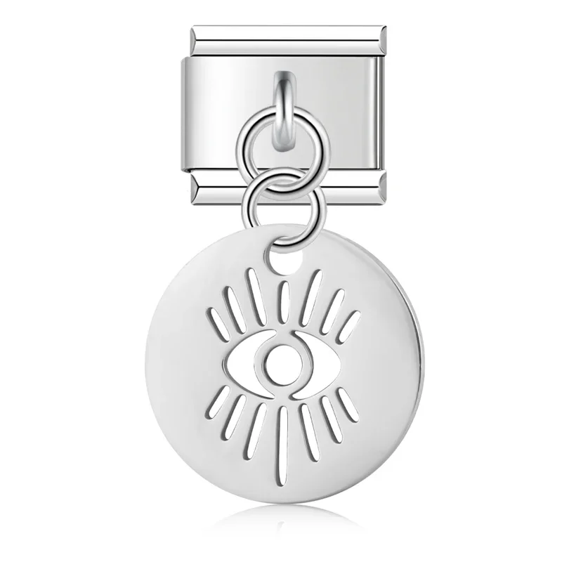 Mom, Evil Eye and Heart Italian Charms - Image 5