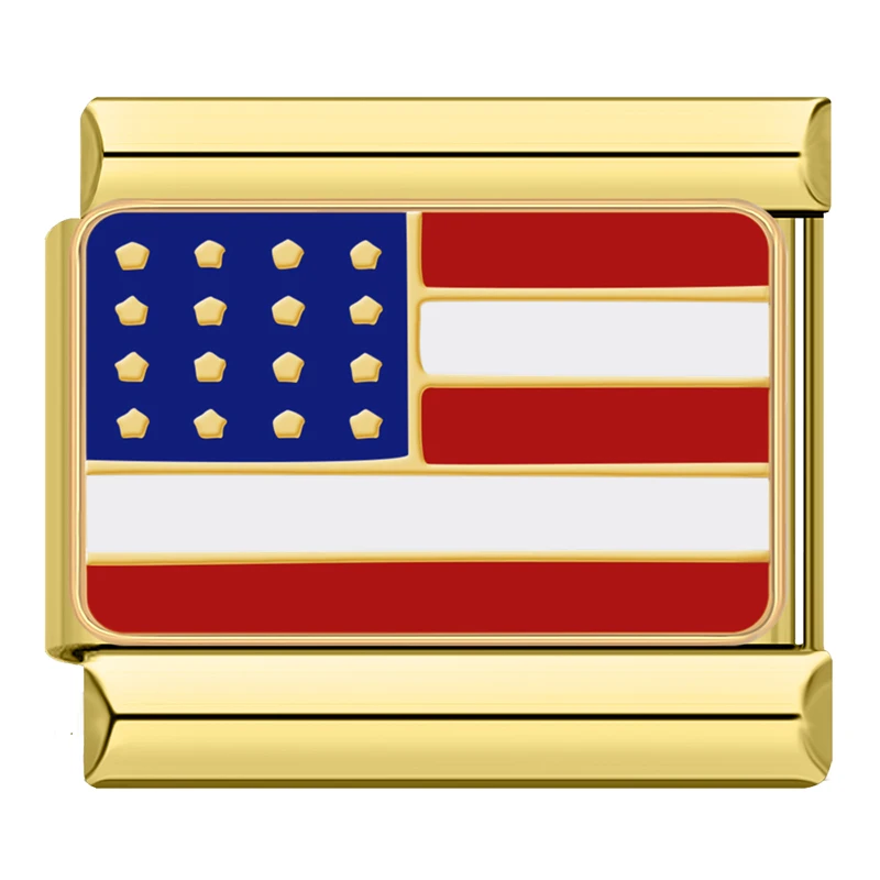 Flag, Travel and Baby Girl Italian Charms - Image 4