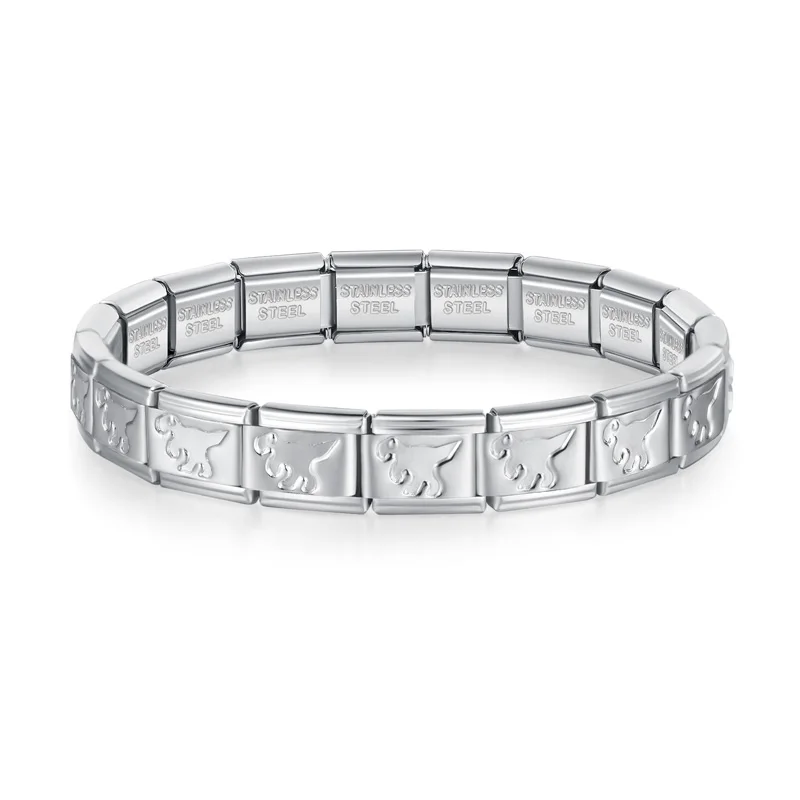 Star and Butterfly Italian Charm Bracelet
