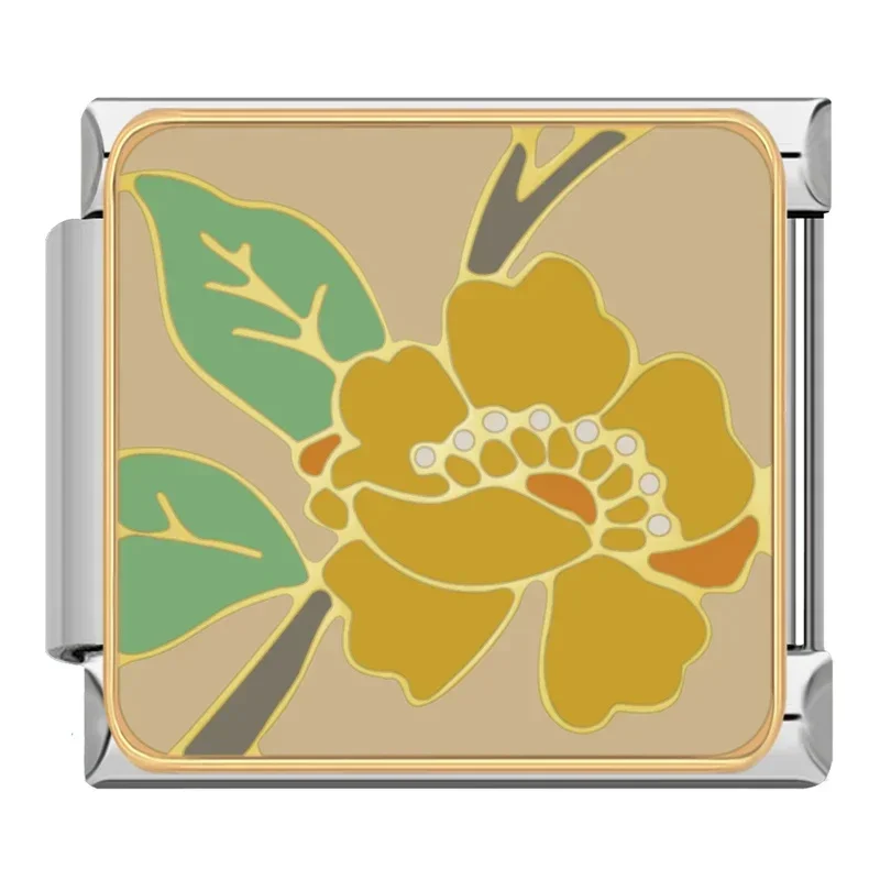 Painted Flower Italian Charms - Image 4