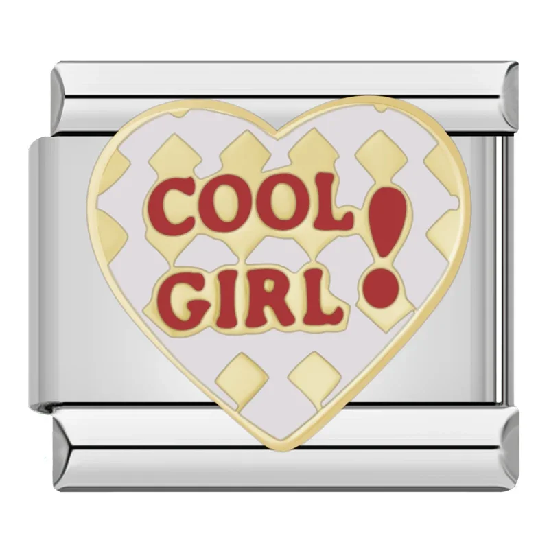 Cool Girl and Sunday Club Heart Italian Charms - Image 7