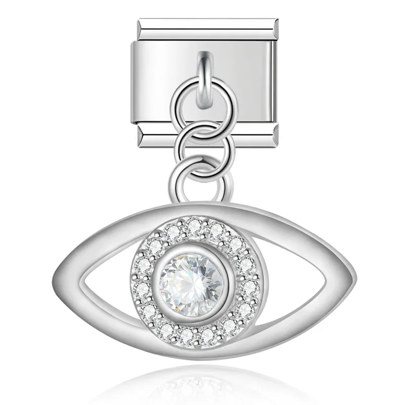 Evil Eye, Butterfly and Moon Dangle Italian Charms - Image 17