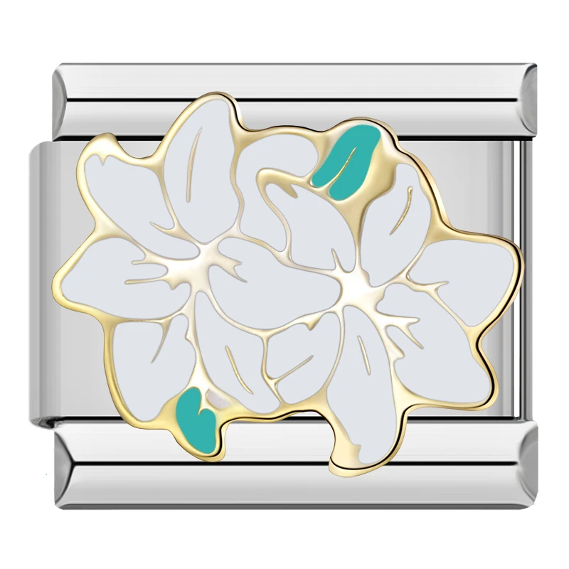 Painted Flower Italian Charms - Image 9