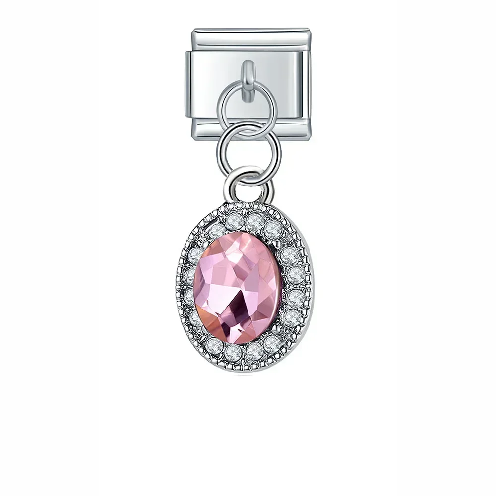 Crystal Animal and Symbol Dangle Italian Charms - Image 17