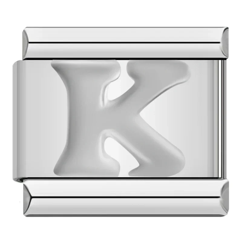 Silver Letter Italian Charms A to Z - Image 17
