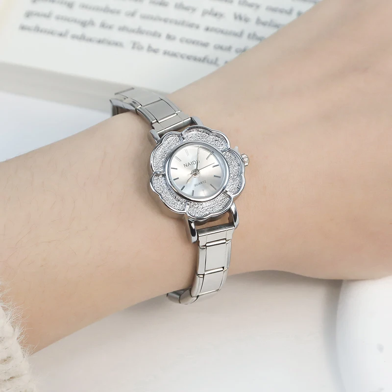 Flower Italian Charm Watch - Image 2