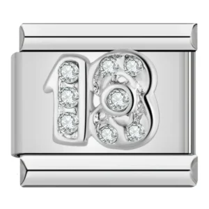 Milestone Number Italian Charms