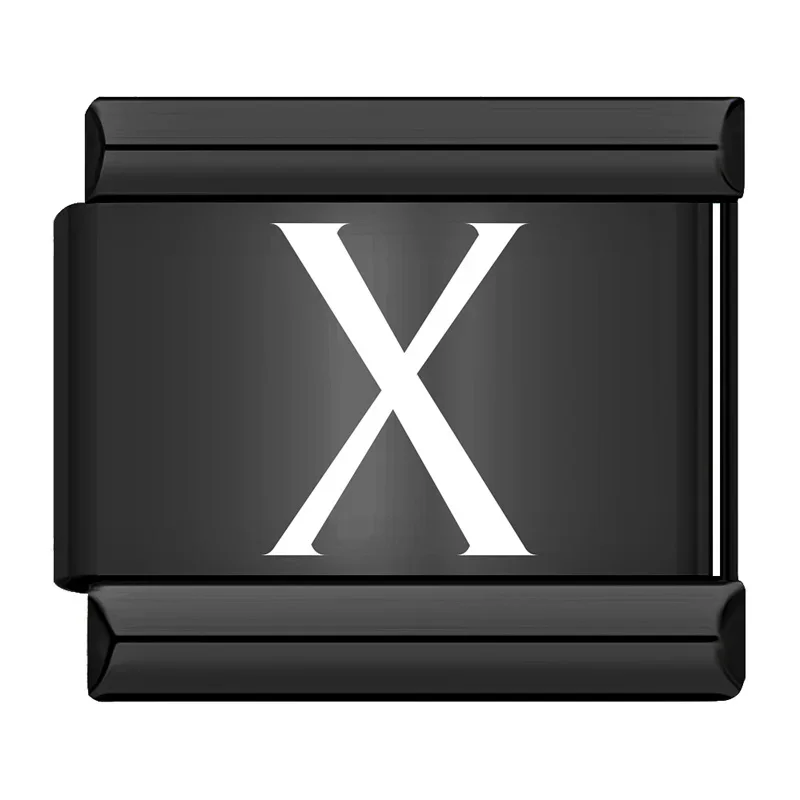 Black Letter Italian Charms A to Z - Image 26