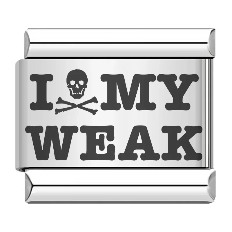 Positive Words and Love Slogan Italian Charms - Image 10