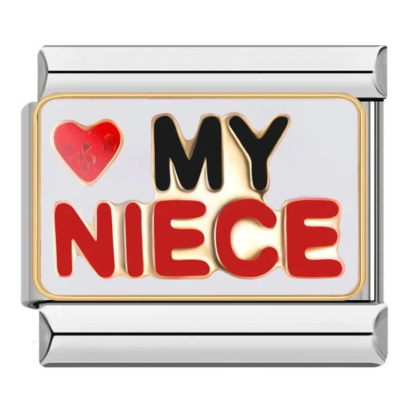 I Love My Family Italian Charms - Image 26