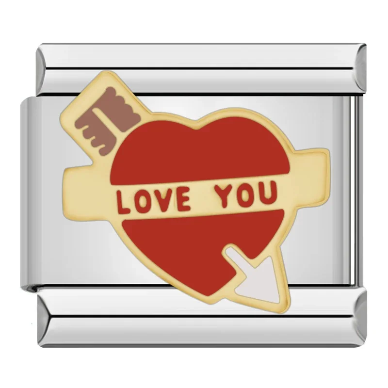 Romantic Heart Italian Charms - Image 16