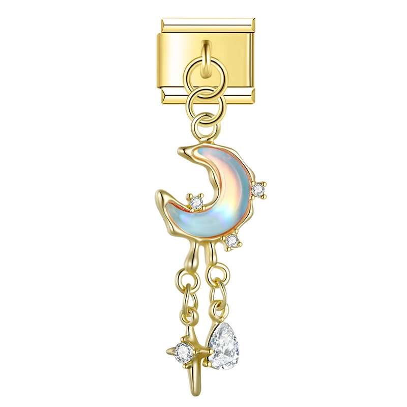 Moon Dreamcatcher Dangle Italian Charms - Image 5