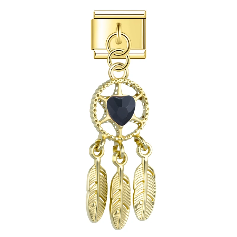 Moon Dreamcatcher Dangle Italian Charms - Image 3