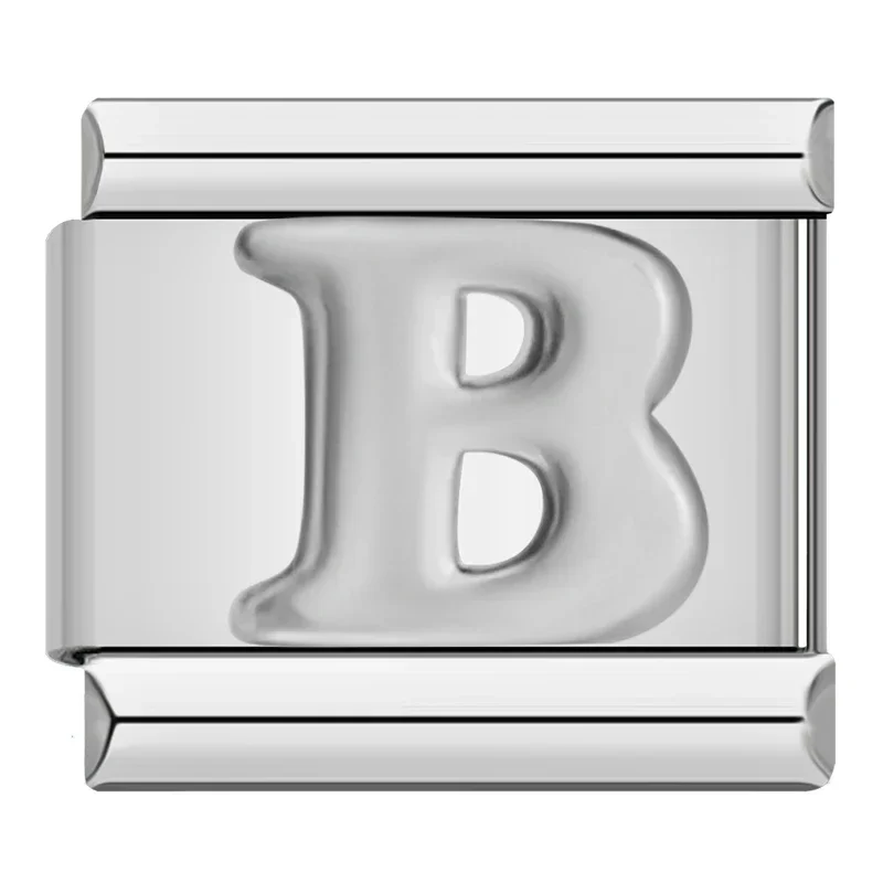 Silver Letter Italian Charms A to Z - Image 24