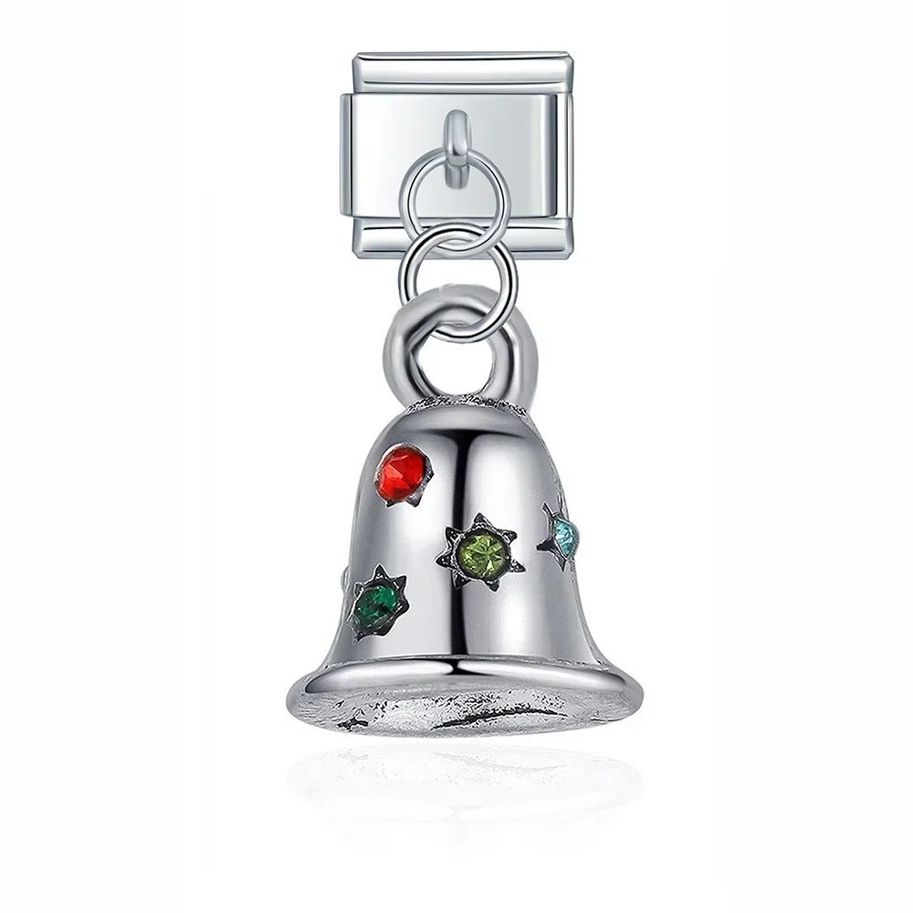 Sun, Bell and Turtle Dangle Italian Charms - Image 8