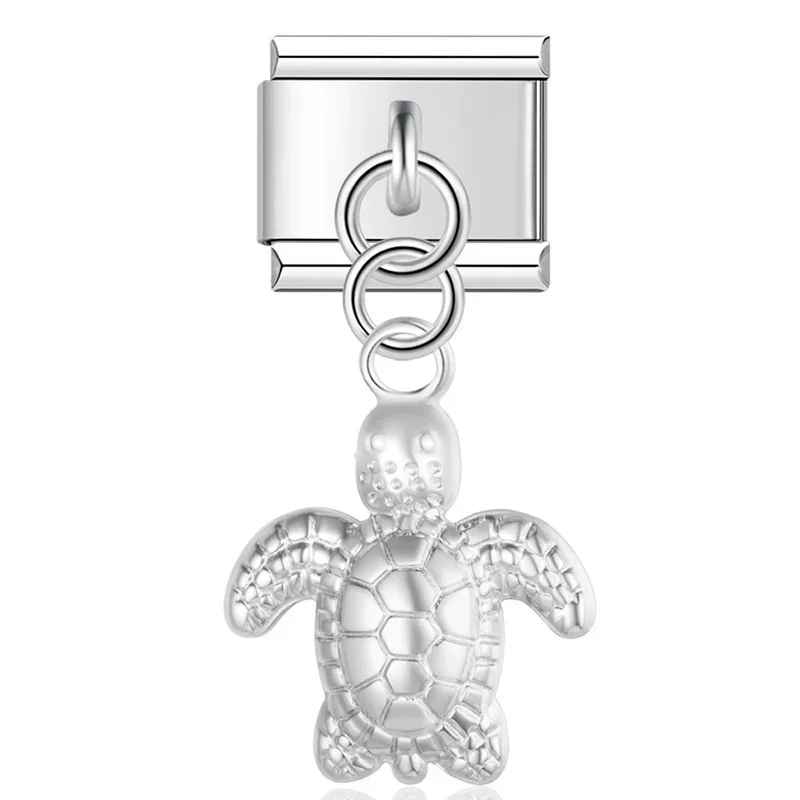 Owl, Spider and Turtle Dangle Italian Charms - Image 6