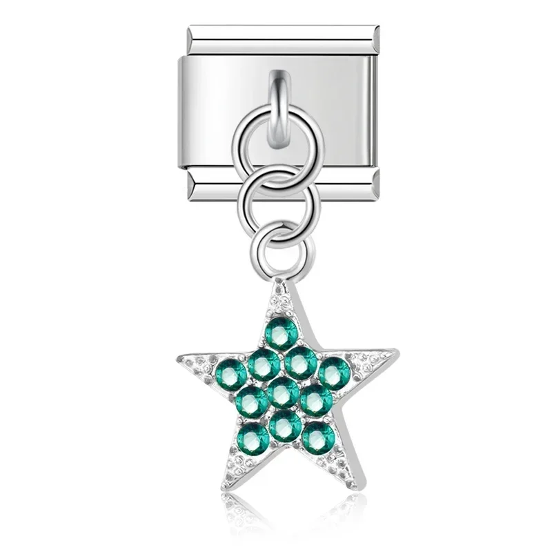 Star and Heart Dangle Italian Charms - Image 25