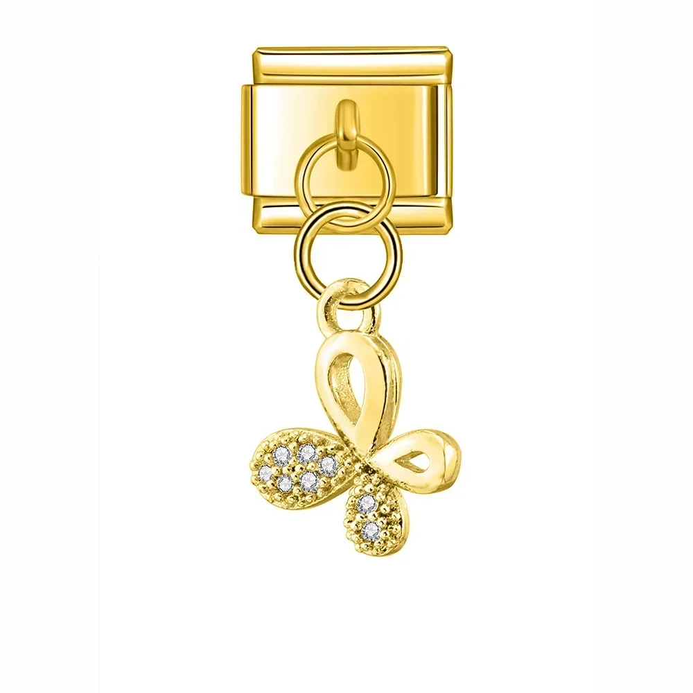 Evil Eye, Butterfly and Moon Dangle Italian Charms - Image 31