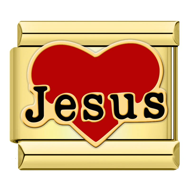 Retro Slogan Gold Italian Charms - Image 8