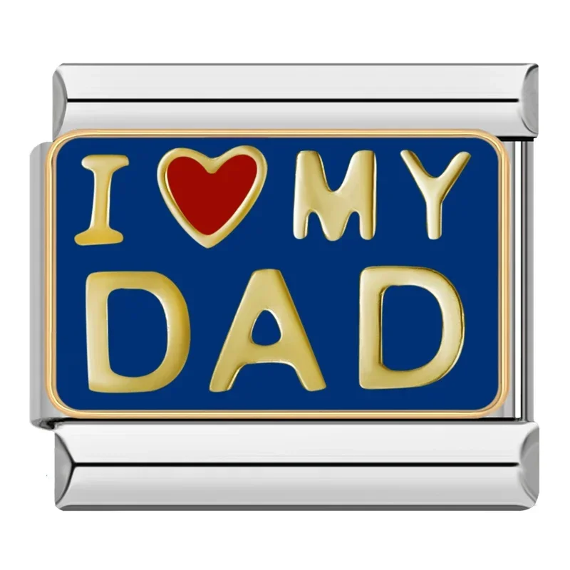 I Love My Family Italian Charms - Image 11