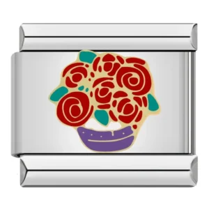 Flower, Pumpkin and Watermelon Italian Charms