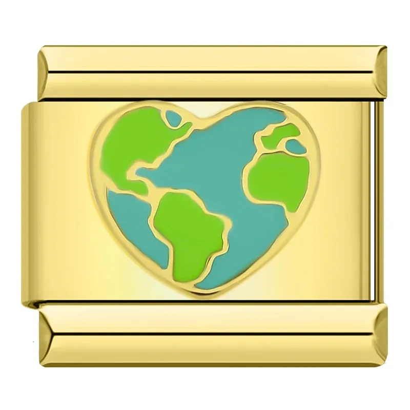 Gold Love and Couple Italian Charms - Image 8