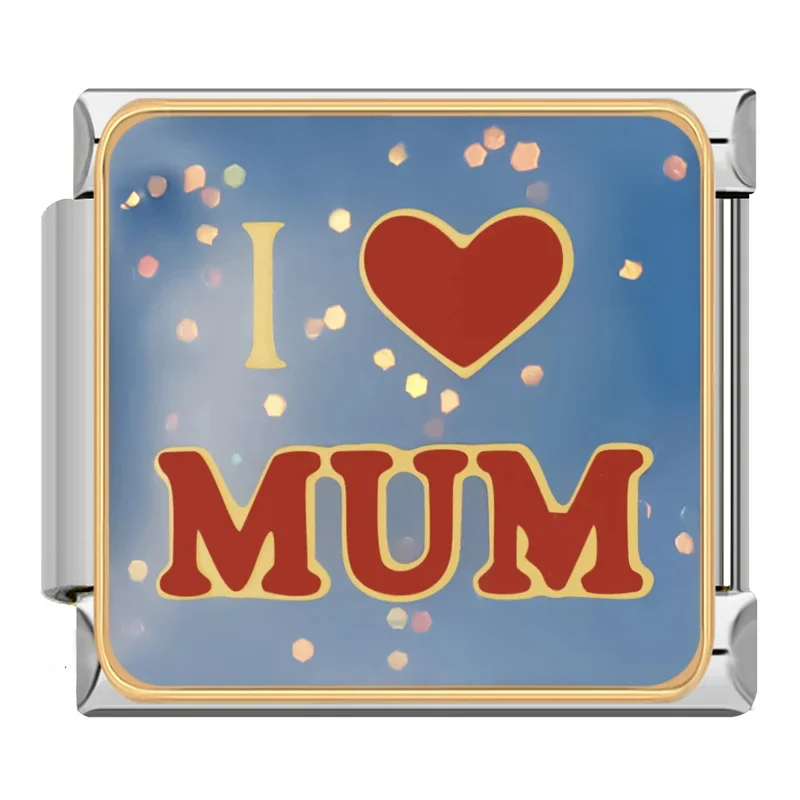 I Love My Family Italian Charms - Image 31