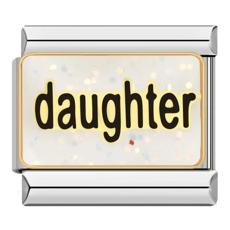 Mom, Dad and Sister Italian Charms - Image 6