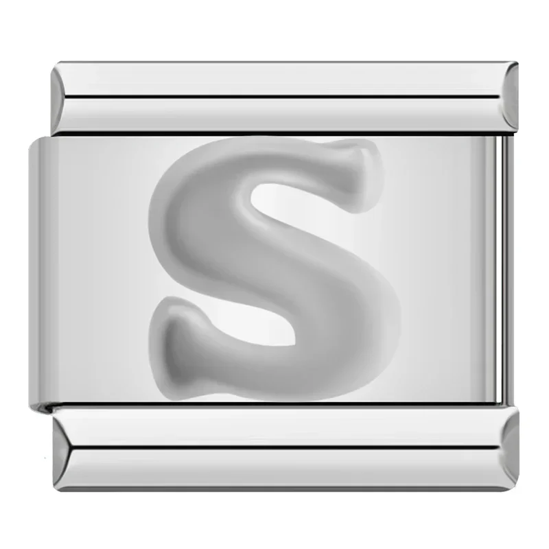 Silver Letter Italian Charms A to Z - Image 9