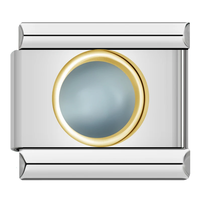 Moonstone Cabochon Italian Charms - Image 16