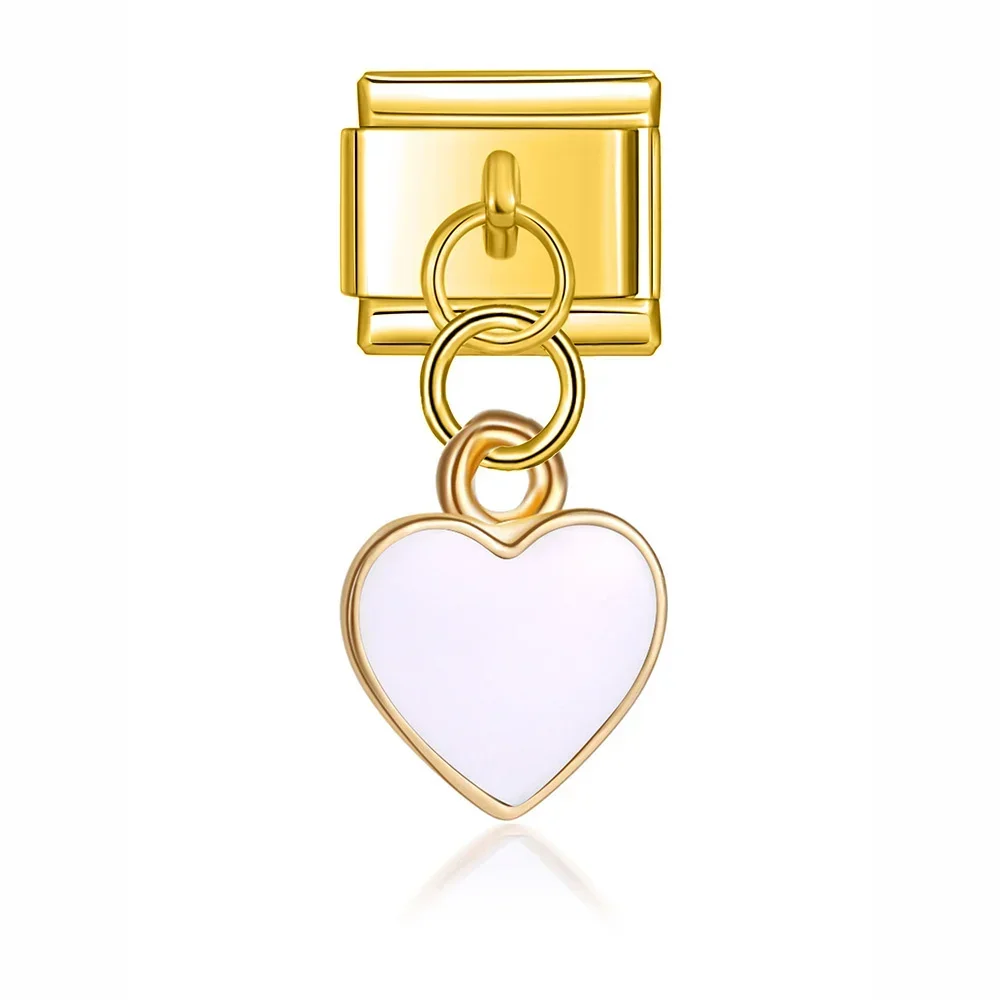 Heart and Sun Dangle Italian Charms - Image 8
