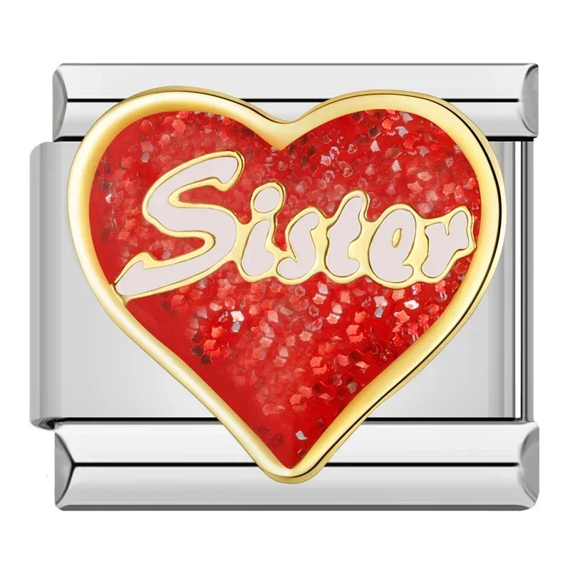 Mom, Dad and Sister Italian Charms - Image 16
